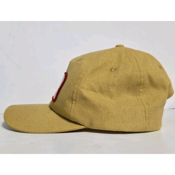 Seager Company Snapback Yellow Patch Classic Grit Western Wear Hemp Hat - Picture 3 of 8